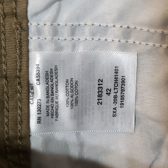 Nwt LEE Men's Dungarees Belted Wyoming Cargo Short, Color Russet Size 42. - Picture 7 of 15